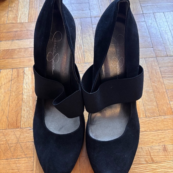 Early 2010s suede Jessica Simpson heels * accepting offers - Picture 1 of 6